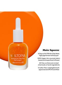 Nailtopia Biosourced Chip Free Nail Lacquer All Natural Strengthening Biotin And Superfoodinfused Polish Chip Resistant Formula Quickdry Long Lasting Wear Main Squeeze 0.41 Oz  - Image 2