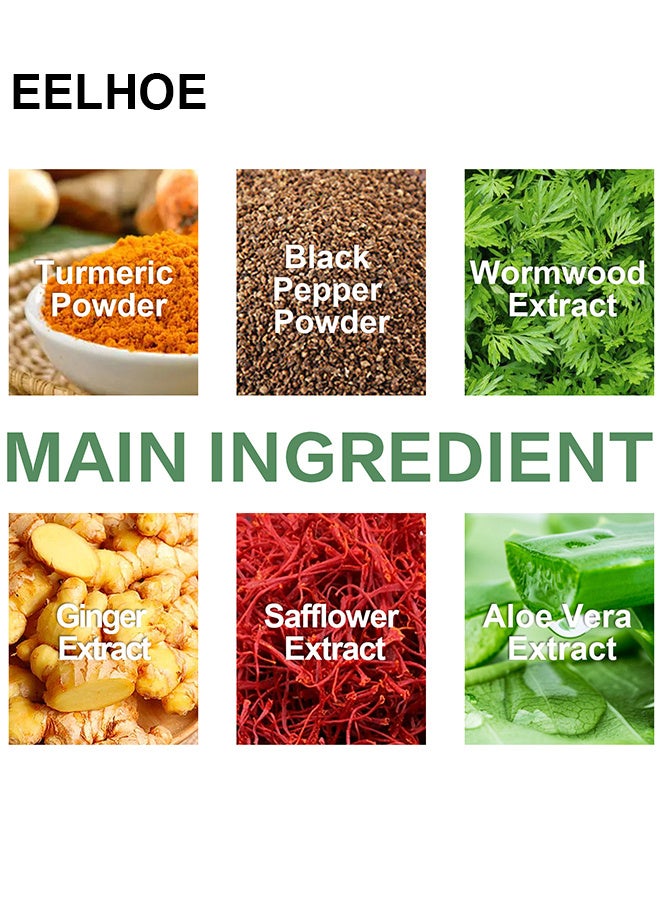 EELHOE Gynecomastia Compress Patch - Ginger Cream for Men, Tightening and Sculpting Chest Muscles with Natural Ingredients (12 Pcs) - Image 2