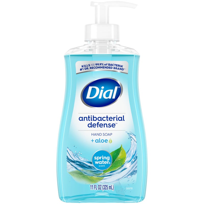 Dial Antibacterial Liquid Hand Soap, Spring Water, 11 Fl Oz - Image 1