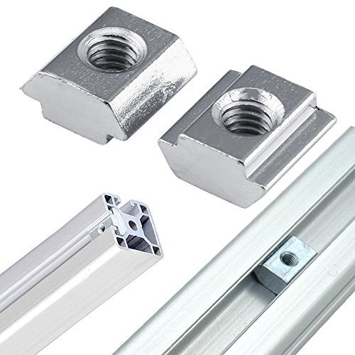 PZRT 2020 Series Aluminum Profile Connector Set, 20pcs Corner Bracket,40pcs T-Slot Nuts, 40pcs M5x8 mm Hex Socket Cap Screw Bolt for 6mm Slot Aluminum Profile Accessories - Image 3