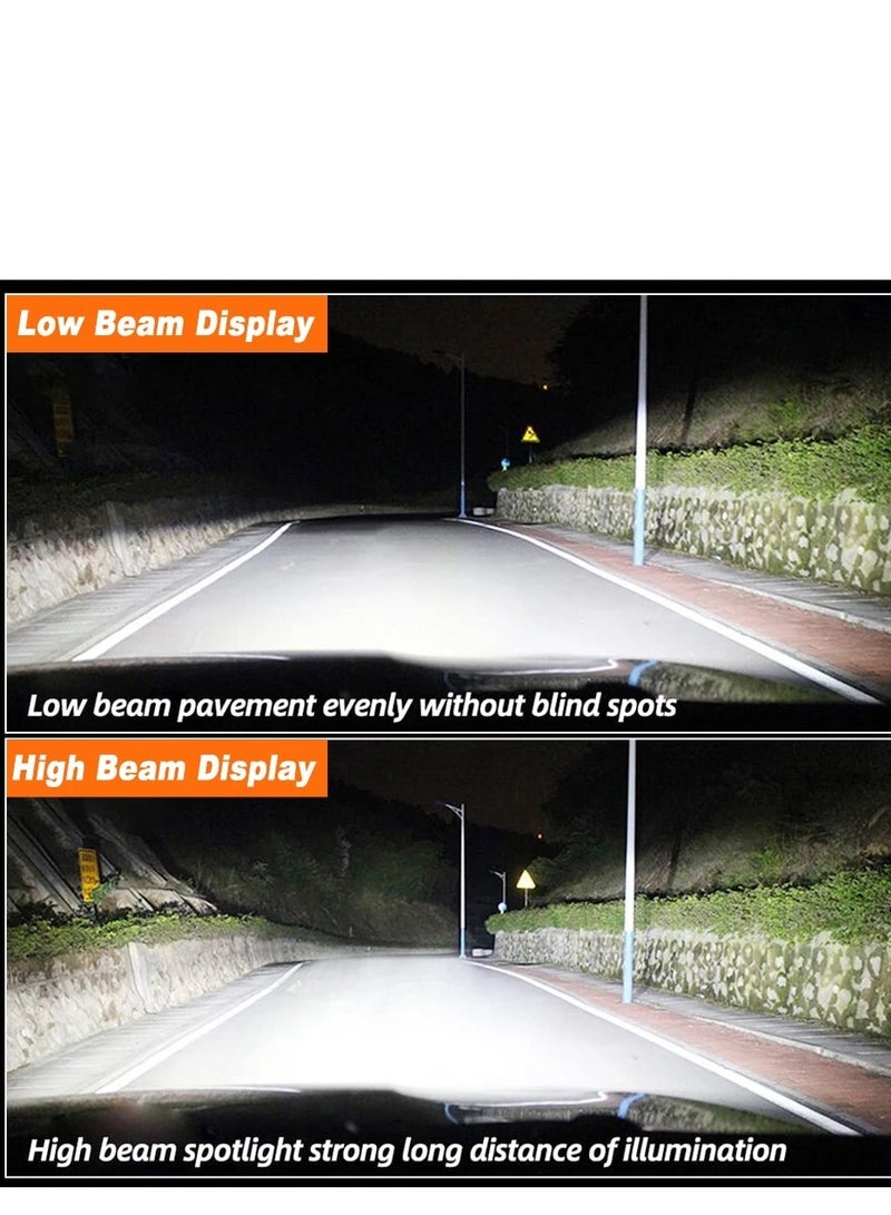 Loquat HONGZE Headlights  2Pcs H7 LED Headlight Bulbs with Super Bright Cool White Hi/Lo Beam LED Bulbs Plug and Play(KOREA) - Image 4