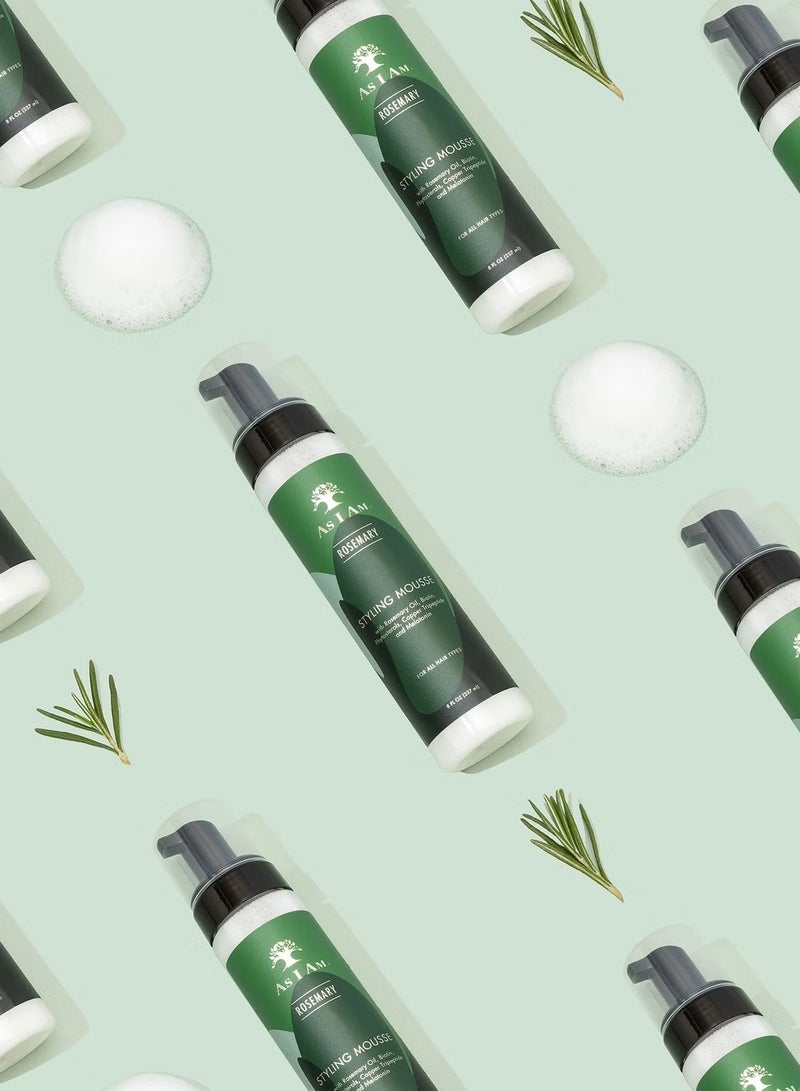 As I Am Rosemary Oil Styling Mousse 237ml - Image 2