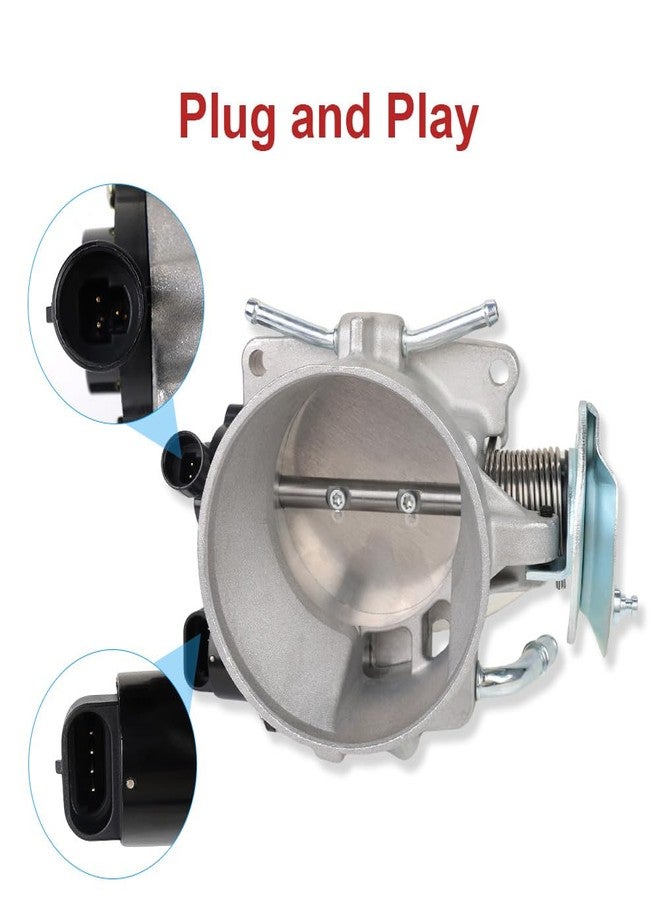 zayody Electronic Throttle Body Compatible with Cadillac Escalade Chevrolet Avalanche Silverado Suburban Tahoe GMC Sierra 1500 Yukon 2000-2002 Throttle Body Assembly Replacement for 88984260 17113665 - Image 4