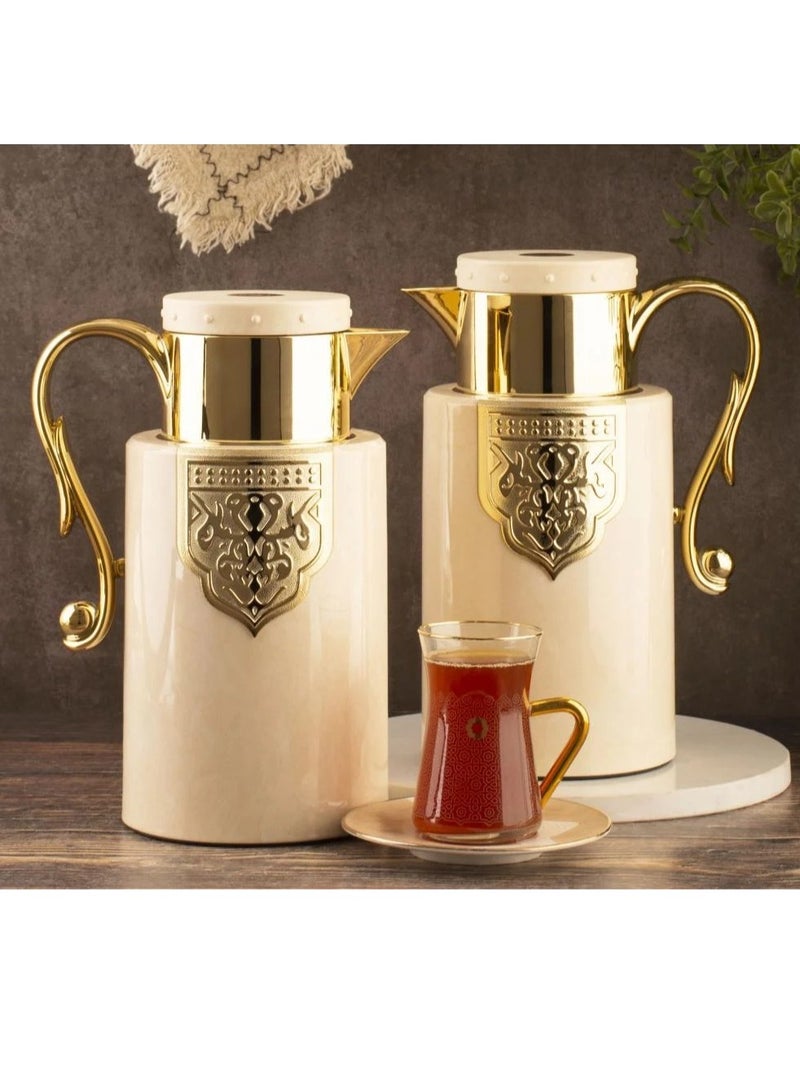 السيف  طقم ترامس فخامة سكري ماربل مذهب - Image 1