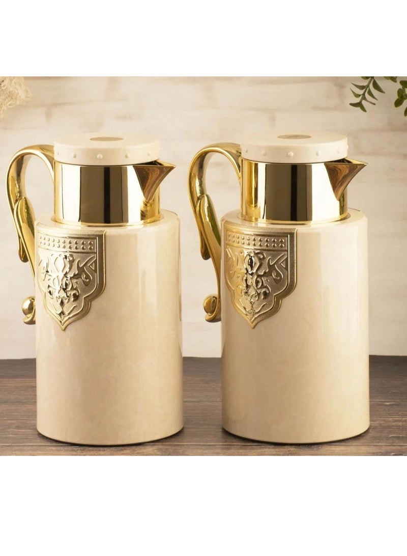 السيف  طقم ترامس فخامة سكري ماربل مذهب - Image 2