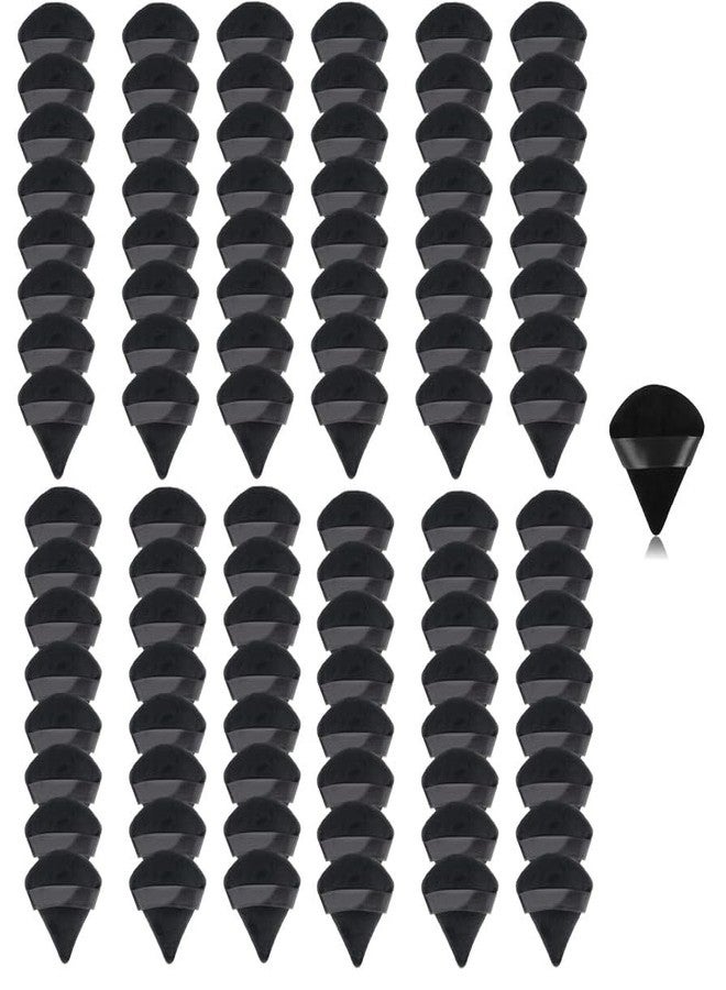 DATNASAYAD 97 Pieces Triangle Cosmetic Loose Powder Puffs Washable Reusable Soft Plush Foundation Sponge for Face Body Wet Dry Makeup Tool- Multicolor Pack of 97 - Image 1