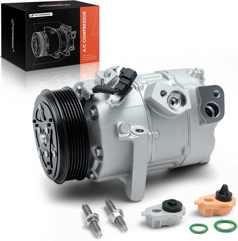 A-Premium A/C Compressor with Clutch for Ford and Lincoln - Image 1