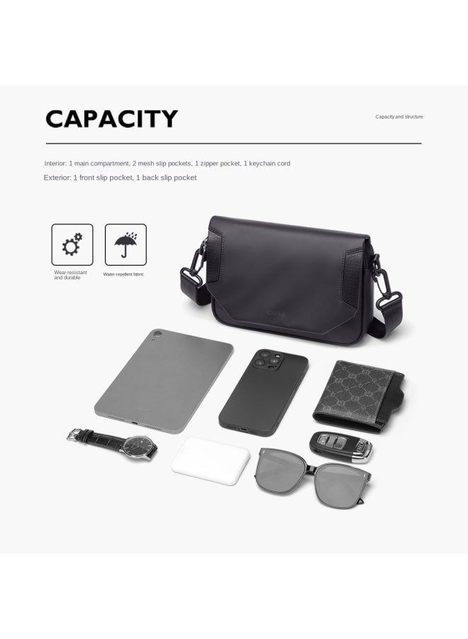 جولف حقيبة كتف جديدة للرجال، حقيبة صدرية للتنقل والسفر، حقيبة رسول خفيفة الوزن ذات سعة كبيرة - Image 5