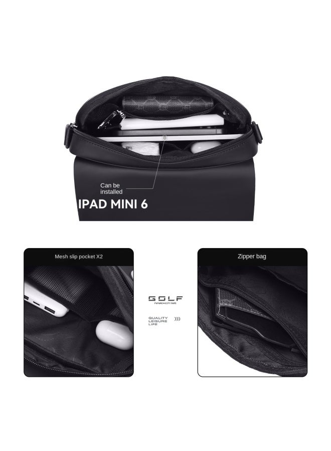 جولف حقيبة كتف جديدة للرجال، حقيبة صدرية للتنقل والسفر، حقيبة رسول خفيفة الوزن ذات سعة كبيرة - Image 4