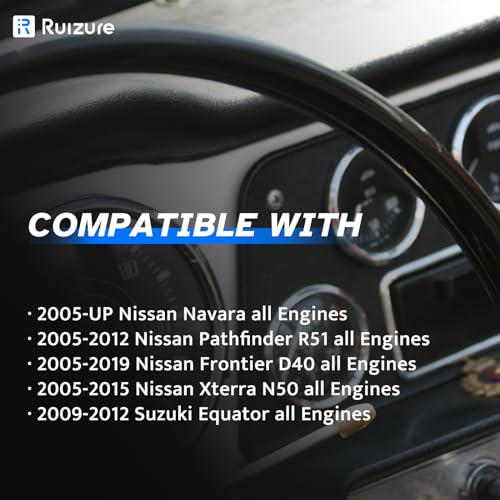 Ruizure Front ABS Wheel Speed Sensor Left Right fit for Nissan Frontier Pathfinder Xterra 2005 2006 2007 2008 2009 2010 2011 2012 2013 2014 2015 2016 2017, Suzuki Equator 09-12, Driver Passenger, ALS625 - Image 2