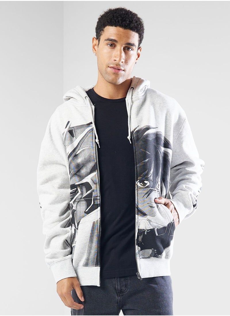 HUF Endless Waltz Split Hoodie  - Image 1