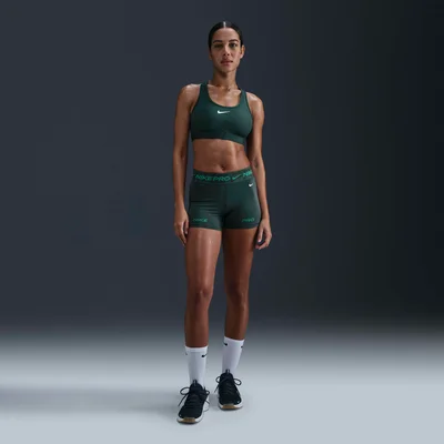 Nike Women's Pro Mid-Rise Graphic Biker Shorts