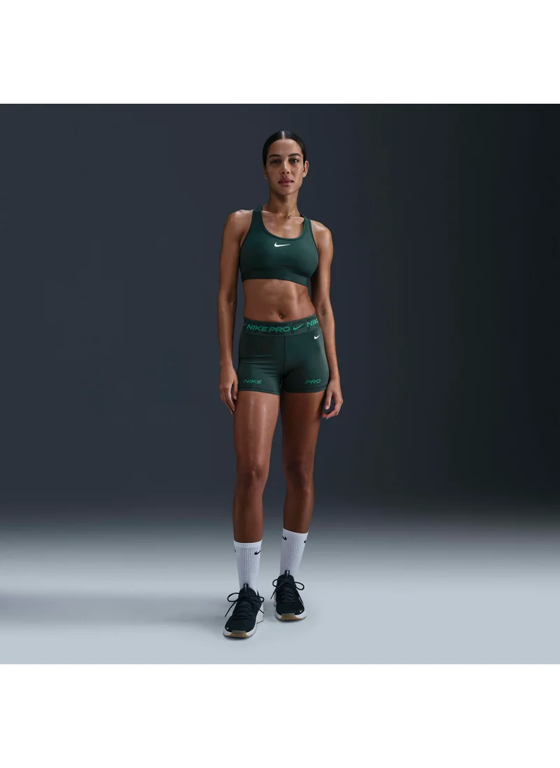 Nike Women's Pro Mid-Rise Graphic Biker Shorts