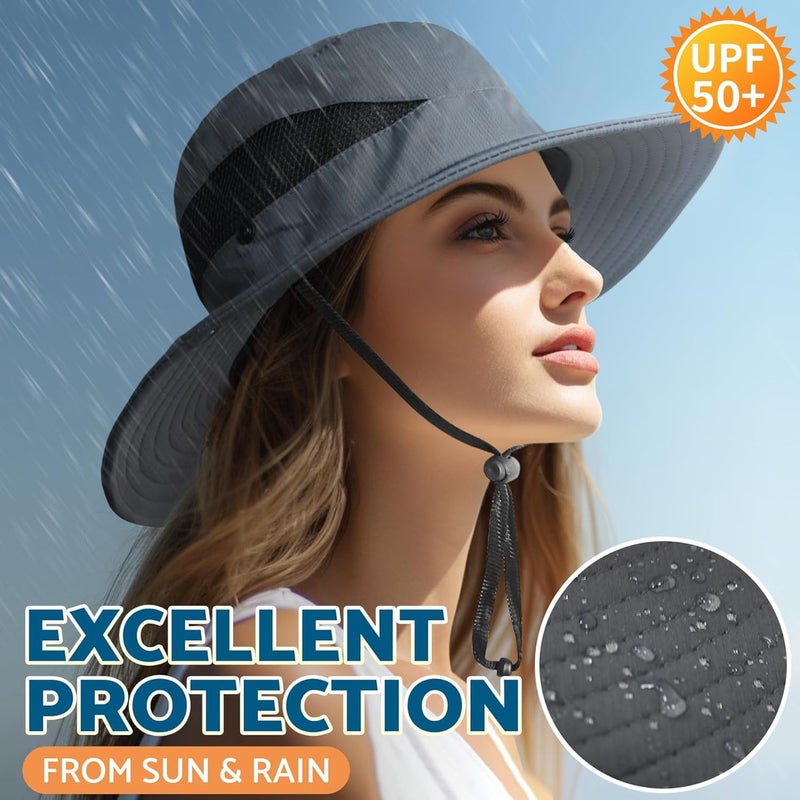 HSR Lightweight Breathable Stylish Summer Hat Cap for Men Women, UV Protection, Sun Protection Round Cap for Travel, Hiking, Gardning, Fishing for Men Women - Image 3