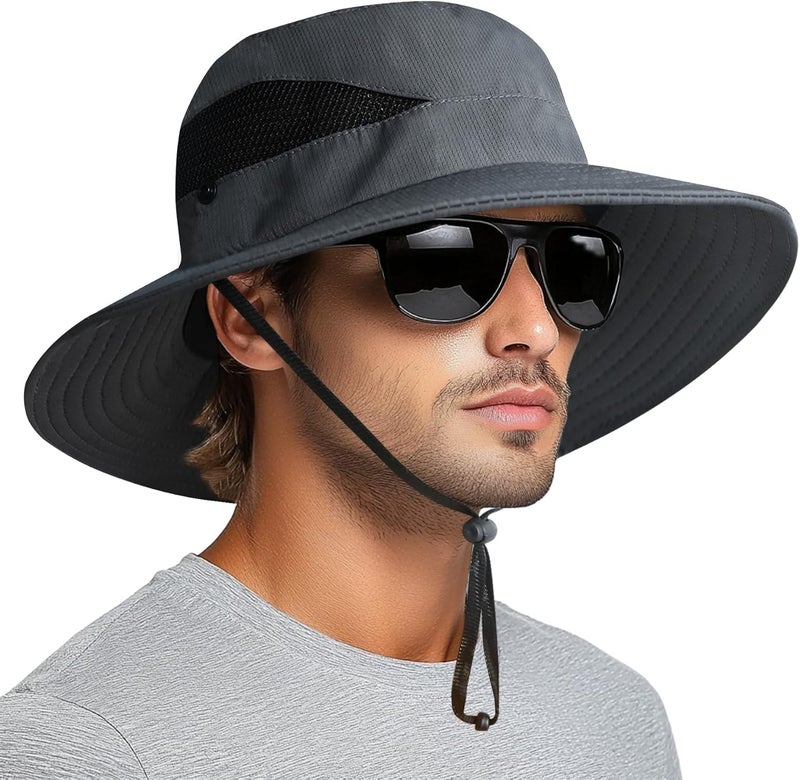 HSR Lightweight Breathable Stylish Summer Hat Cap for Men Women, UV Protection, Sun Protection Round Cap for Travel, Hiking, Gardning, Fishing for Men Women - Image 1