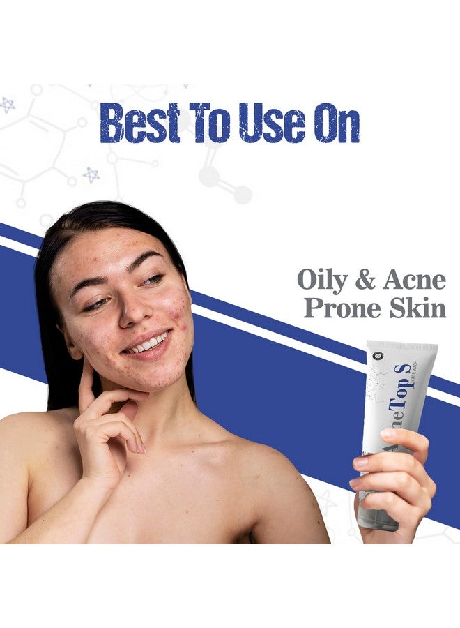 Healing Pharma - AcneTop S Face Wash with Salicylic Acid and Glycolic Acid for Oily, Dry & Acne Prone Skin, Pimples, Pigmentation, Dark Spots | Women and Men | Dermatologically Tested - 60ml - Image 4