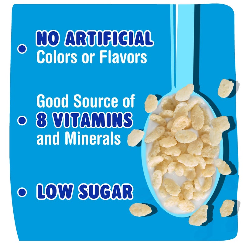 Kellogg's Rice Krispies Cold Breakfast Cereal, 8 Vitamins and Minerals, Rice Krispies Treats, Giant Size, Original, 24oz Box (1 Box) - Image 4