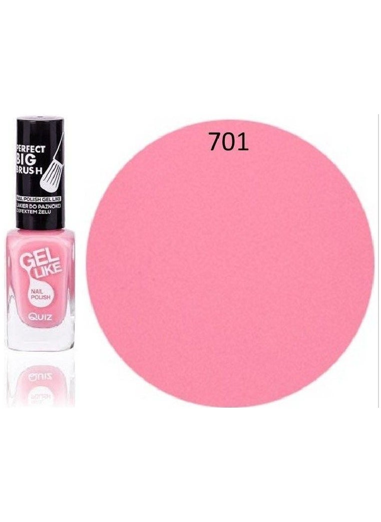 QUIZ Gel Like nail polish N° 701 