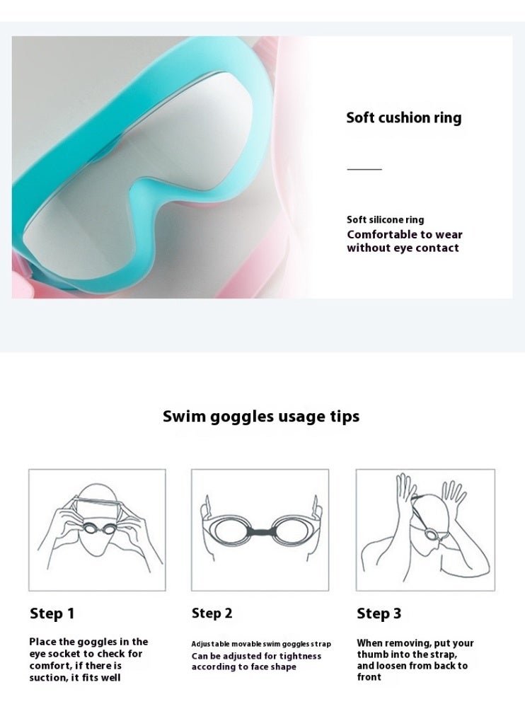 Children's Swimming Goggles Waterproof And Anti-Fog - Image 4