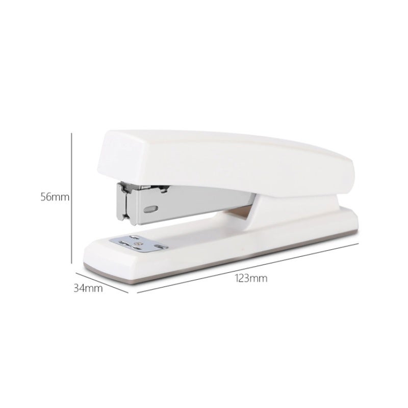 Medium Stapler: White, Easy To Load, Comfortable Grip - Heavy Duty Stapler, Compatible With No.12 Staples, Binds Up To 20 Pages For Office, School Supplies And Home Office - Image 1