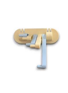 Generic Strong Double Sided Wall Mount Kitchen Hanger Hook with 5 Hooks - Plastic  - Image 2