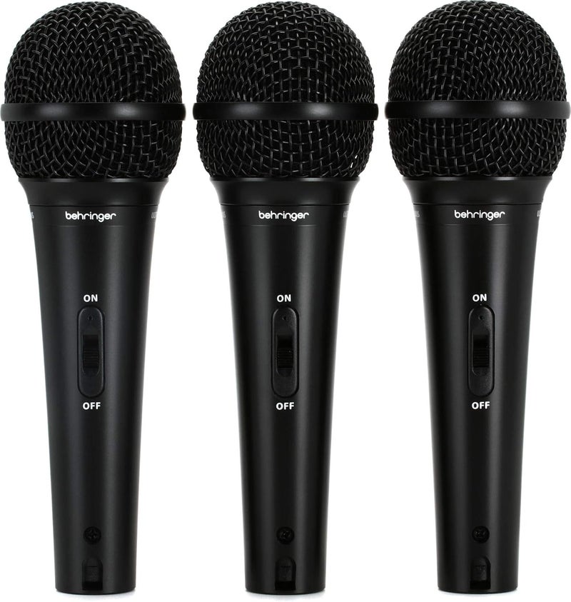 KSA market compliant quality Xm1800S 3 Dynamic Cardioid Vocal And Instrument Microphones (Set Of 3) Personal & public compatible