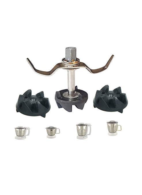 PMW Pmw Mixer Grinder Stainless Steel Blade Set with Coupler Extra 2 Jar Coupler Suitable for Panasonic  - Image 1
