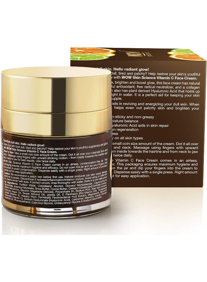 WOW Skin Science كريم الوجه المشرق بفيتامين سي + نياسيناميد - Image 3