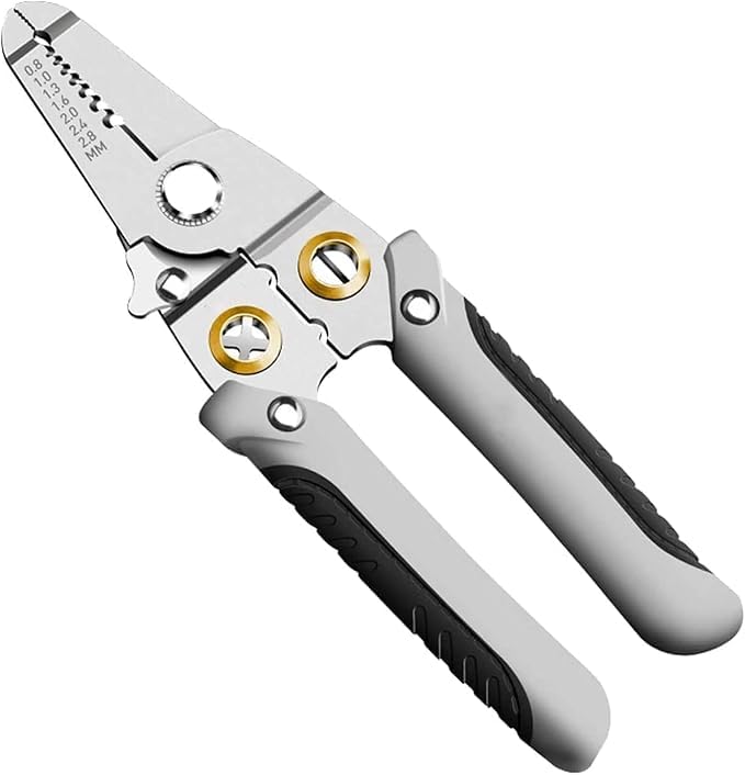 KDG TREADS Multifunction Wire Plier Tool 6 in 1 Special Wire Stripper Tool for Electrician Multifunction Wire Pliers for Stripping Cutting Electric Cable Stripper Crimping  - Image 1