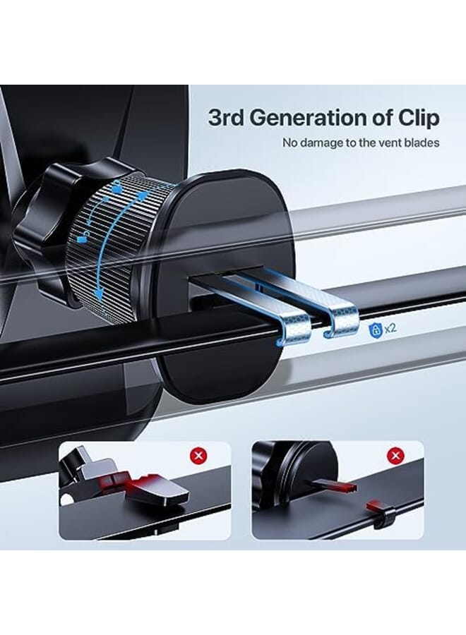 Miracase Car Phone Holder 4 In 1 And Powerful Suction Cup  Phone Holder Stand Car For Dashboard Windshield Air Vent And Table Compatible With All 4.0 Inch 7.2 Inch Smartphones - Image 4