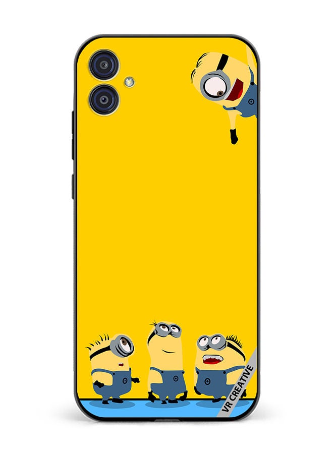 VR CREATIVE Protective Case Cover For Samsung Galaxy M04/F04 Minions Design Multicolour - Image 1