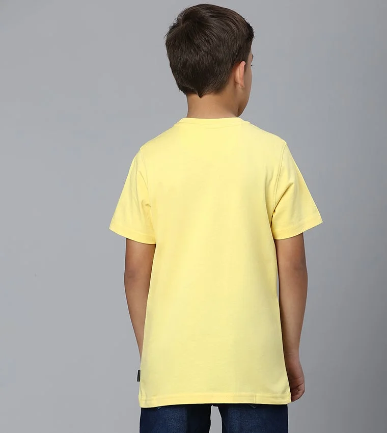 BEVERLY HILLS POLO CLUB Logo Printed Crew Neck T-Shirt