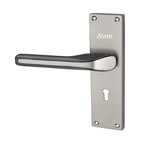 Atom Heavy Duty Mortise Door Lock for Bedroom, Living Room, Main Door, Silver Satin Finish | 3 Keys | 6 Lever Double Stage Lockset for House Hotel Office(O45KY) - Image 4