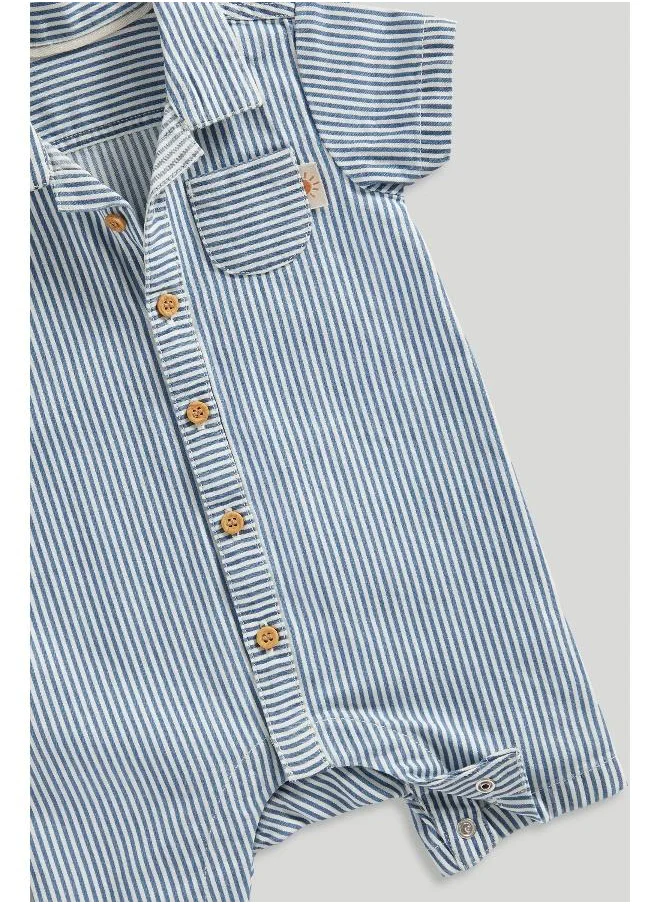 mothercare Striped Shirt Romper