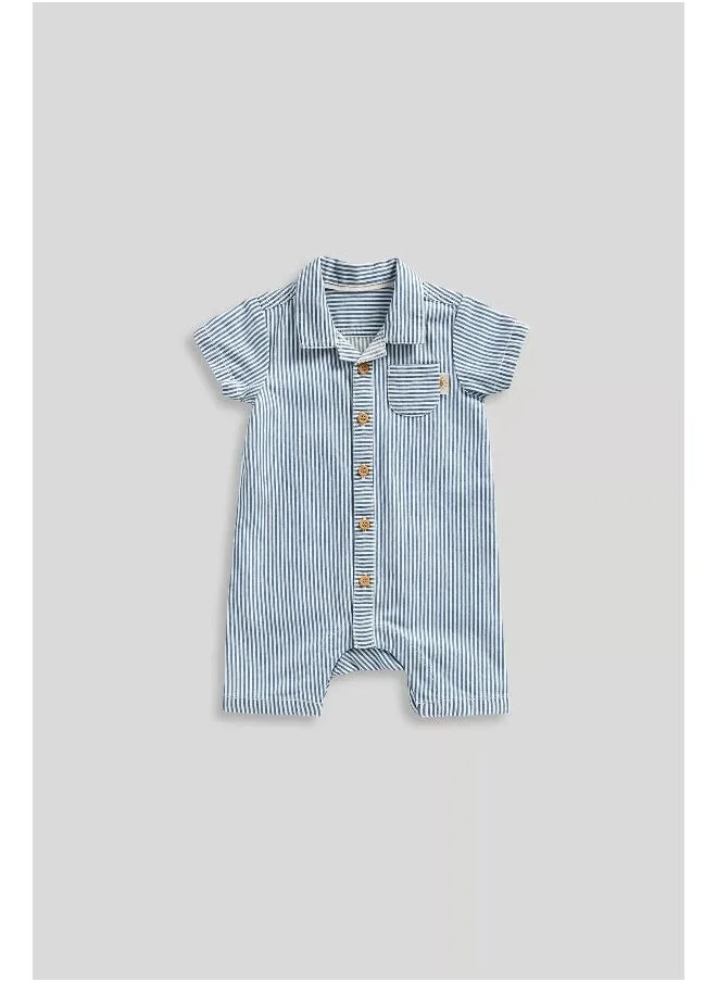 mothercare Striped Shirt Romper