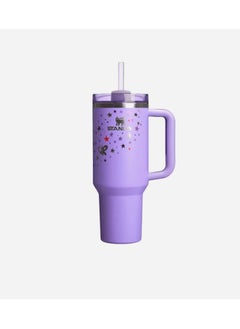 Stanley Stanley Quencher H2.0 Tumbler with Handle & Straw 40 oz | Twist On 3-Way Lid | Cupholder Compatible for Travel | Insulated Stainless Steel Cup | BPA-Free | Peony  - Image 1