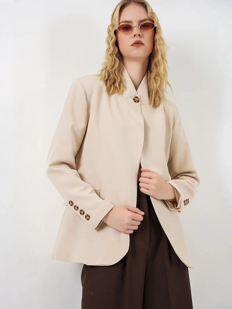 بيغ دارت BDART Oversized Shawl Collar Blazer
