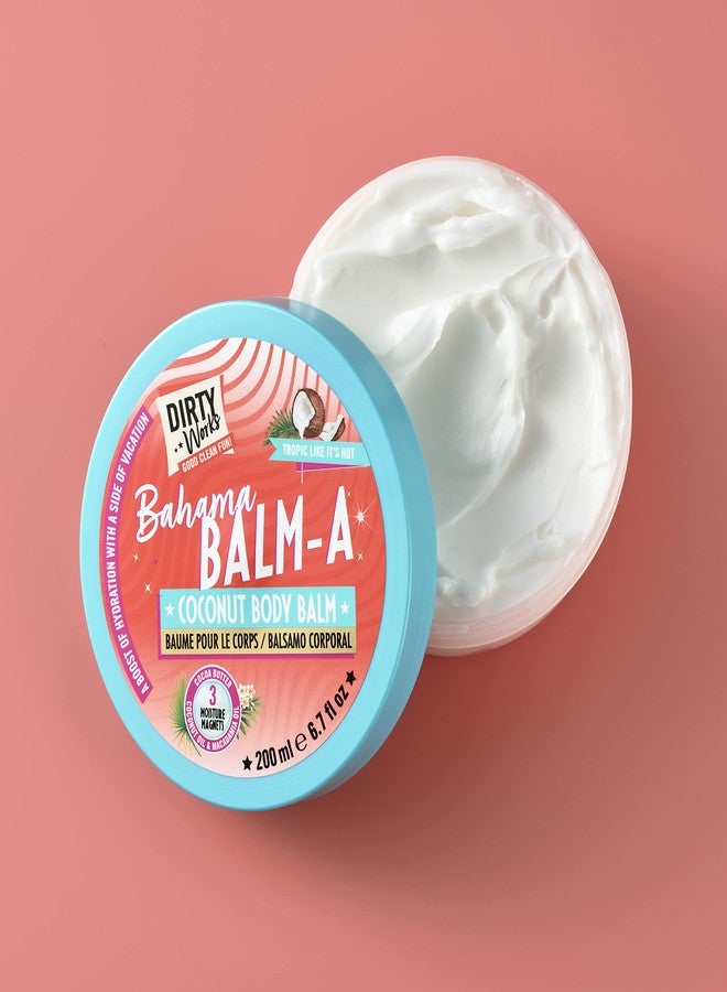 Dirty Works Bahama Balm-A Coconut Body Balm, Vegan Moisturiser, 200ml - Image 3