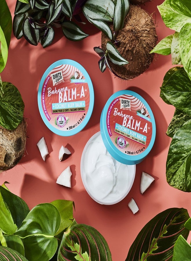 Dirty Works Bahama Balm-A Coconut Body Balm, Vegan Moisturiser, 200ml - Image 4