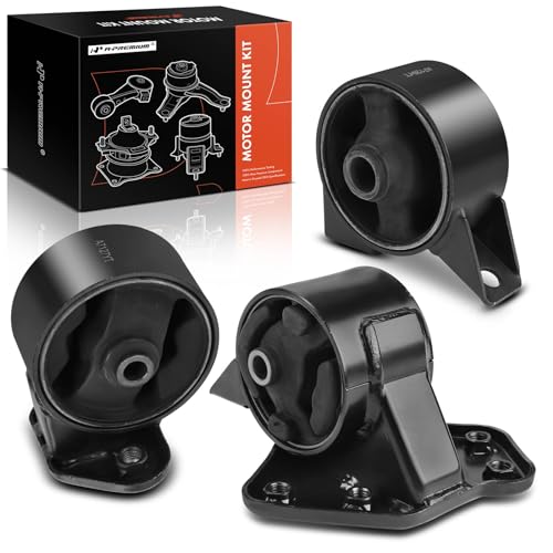 A-Premium Engine Motor Mount and Transmission Mount Kit Compatible with Hyundai Accent 2003 2004 2005 1.6L, Manual Transmission, 3-PC Set, Replace# 2183025400 - Image 1