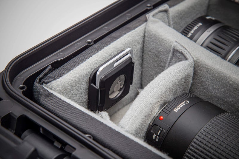 Nanuk Durable and Secure Airtag Holder, Attachable to Protective Cases, Backpacks, Luggage, Drones, Cameras, Keys, Electronics, Bikes, and Athletic Equipment (4 Mounting Options, Airtag Not Included) - Image 5