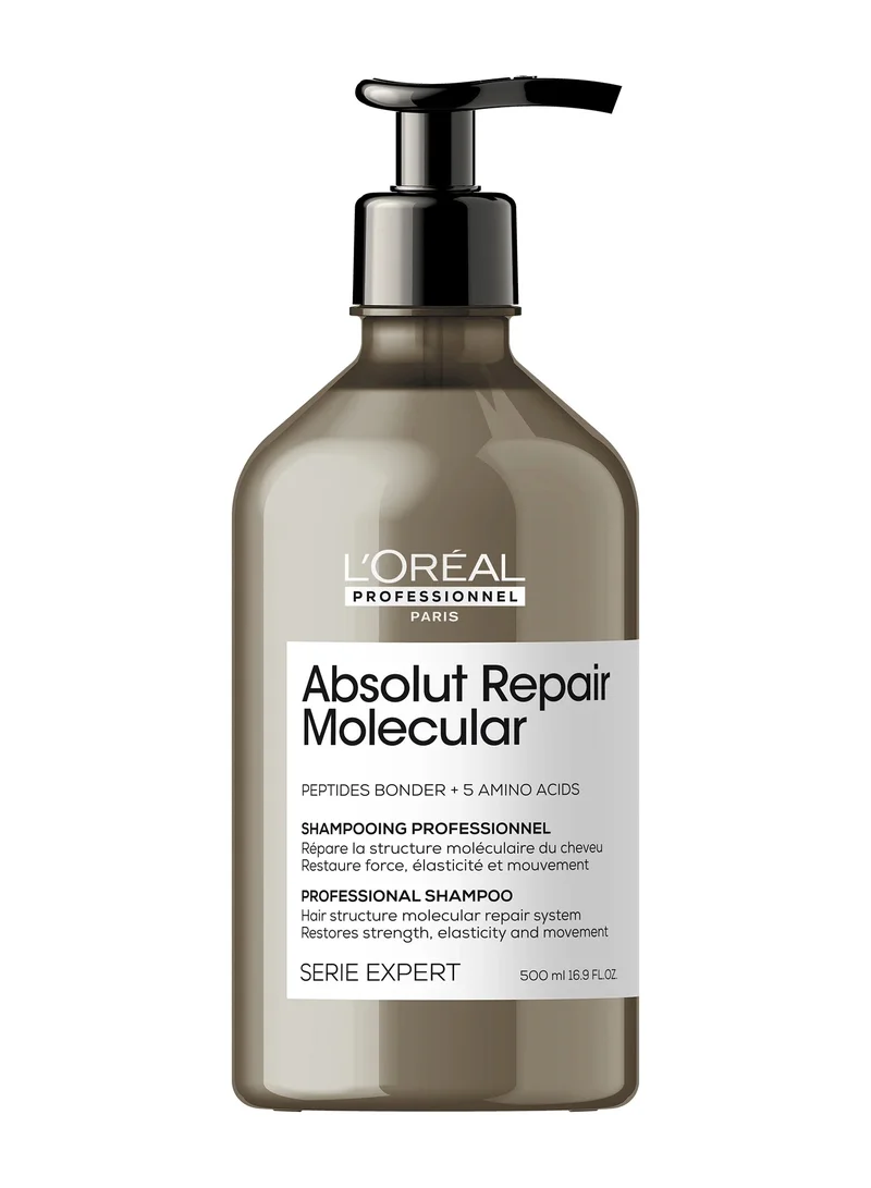 L'Oréal Professionnel Serie Expert Absolut Repair Molecular Strengthening Shampoo for Damaged Hair 500 Ml