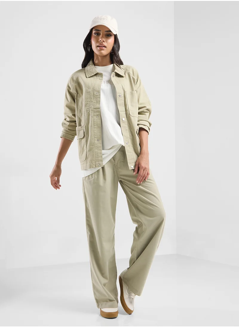 فانز Alder Relaxed Pleated Pant