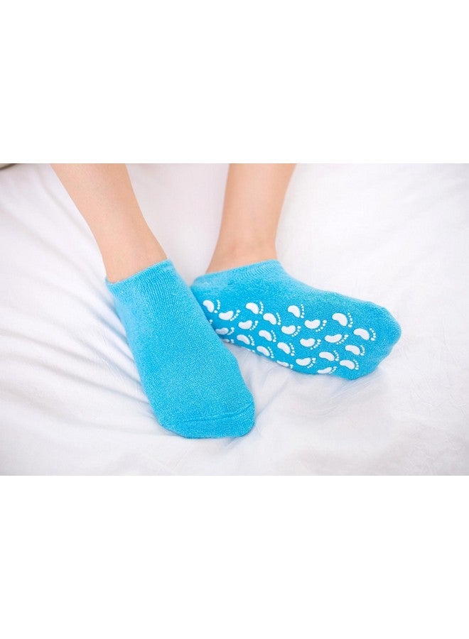 Calyrex Moisturizing Socks & Gel Socks For Dry Cracked Feet - Foot Care Heel Socks For Dry Cracked Feet - Cracked Heel Repair Treatment Healthy Feet Stocking Stuffers For Women, Multicolour - Image 5