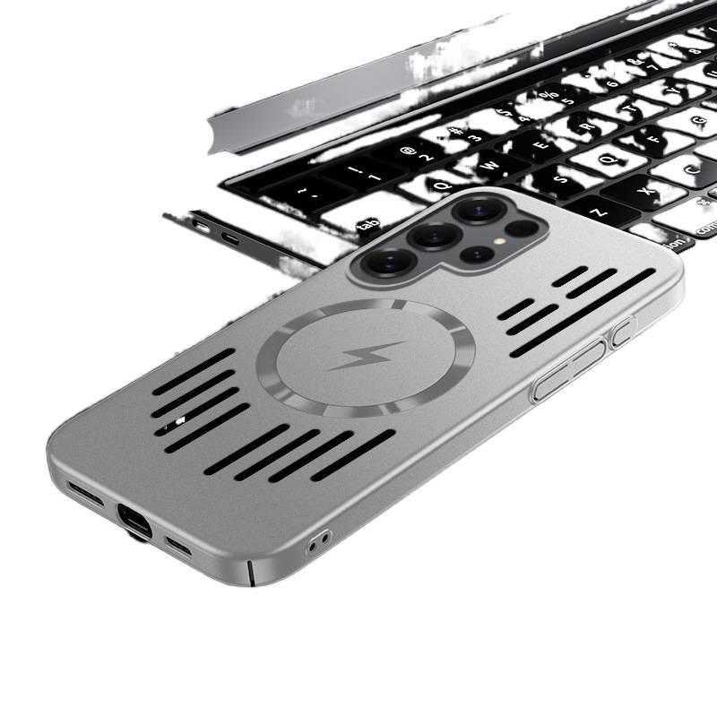 MagSafe Case | Drop Protection | Strong Magnetic | Clear | Shockproof Cover for Samsung S25 Ultra / Samsung S25 | Hard Shell - Image 1