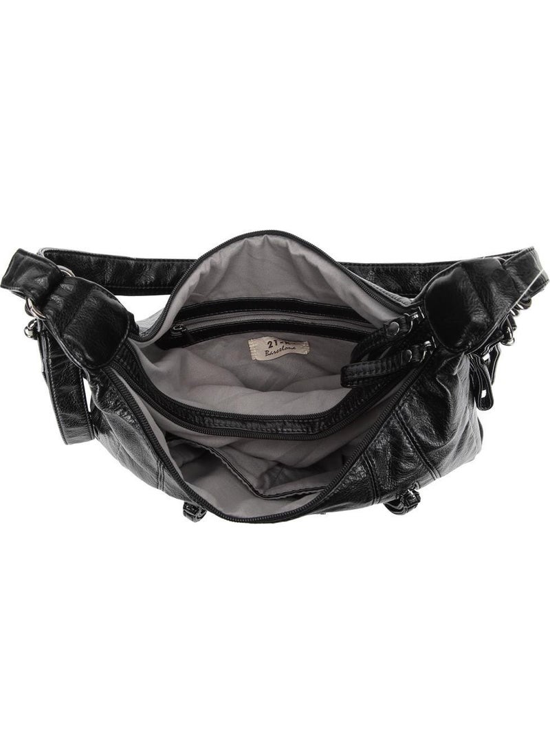 Barcelona - Wash Leather Shoulder Bag Women's Bag 21-K 1838 - Image 1