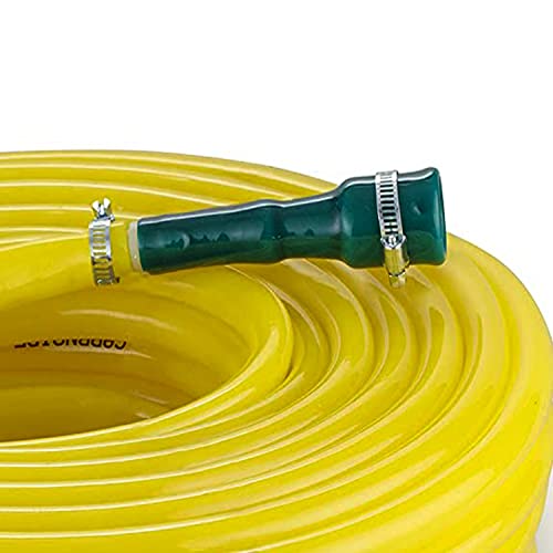 Garbnoire Heavy Duty Standard Size 0.75 Inch Hose Connector With Adjustable Clamps for Garden Water Pipe & Car, Bike Washing Accessories | Suitable Connecting Hose Pipe (Color May Vary) (Pack of 5) - Image 2