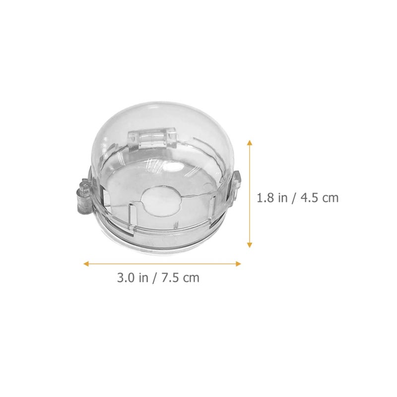 Mobestech 6-Pack Transparent Gas Stove Knob Covers, Baby Safety Kitchen Accessories, Universal Fit Oven Knob Protectors - Image 4