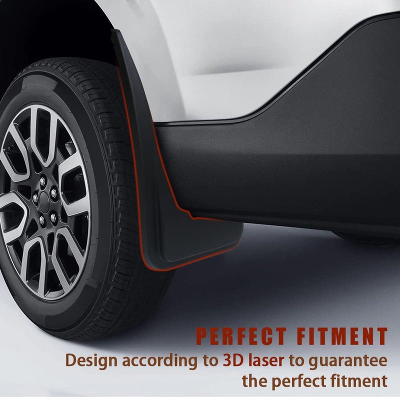 Muslogy Mud Flaps for 2022-2025 Maverick MudFlap Front&Rear Mud Guards 4PCS No Drilling Needed Exterior Accessories Splash Guard Compatible with Ford Maverick 22-25(Not for 2025 Maverick Lobo Edition) - Image 2