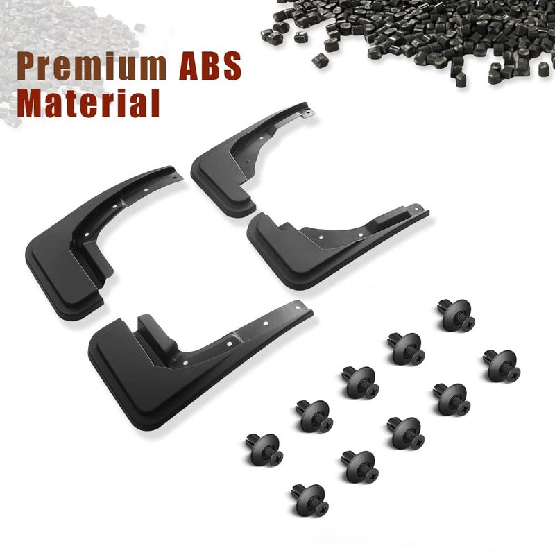 Muslogy Mud Flaps for 2022-2025 Maverick MudFlap Front&Rear Mud Guards 4PCS No Drilling Needed Exterior Accessories Splash Guard Compatible with Ford Maverick 22-25(Not for 2025 Maverick Lobo Edition) - Image 4